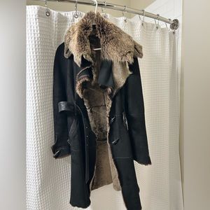 Christia Shearling coat